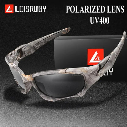 Polarized Sports Sunglasses UV400 - Lightweight PC Wrap Frame for Men Women, Anti-Glare Cycling Running Hiking Driving Sunglasses, Durable Outdoor Athletic Eyewear in Multiple Colors