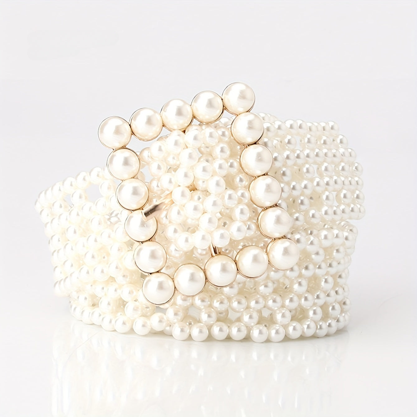 Weaving Belt, Elegant Hollow White Belt, Fashionable and Adjustable Body Jewelry Dress Belt, Women's Fashionable and Simple Belt, Suitable for Weddings, Daily Commuting, Valentine's Day Gifts