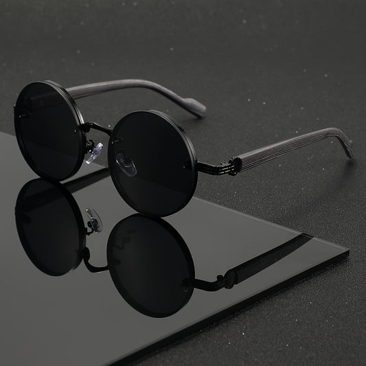 Gadding Sunglasses, Unisex Woodgrain Retro UV400 Eyeglasses - Lightweight Vintage Frame for Daily Casual, Campus Events & Parties, Trendy Versatile Design