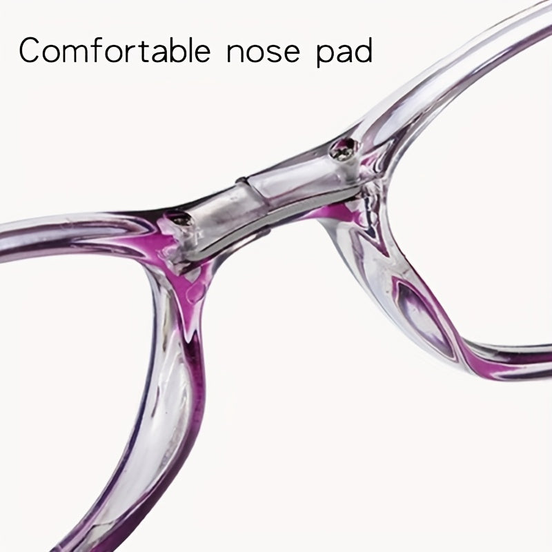 Folding Reading Glasses 3-Pack Unisex Elegant Business Style Mixed Colors Portable Compact Readers for Men and Women Strengths 1.0x to 4.0x All Face Shapes