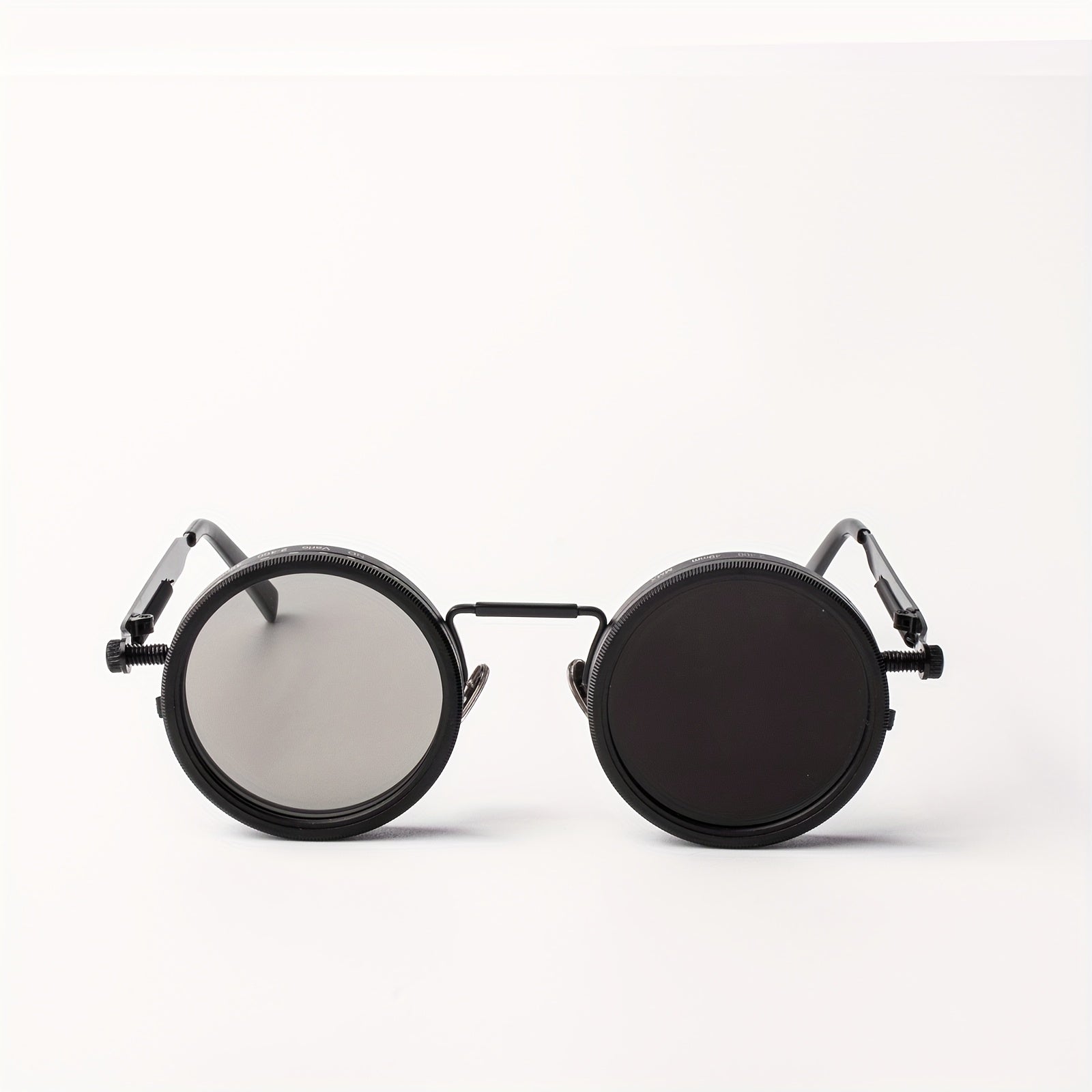Industrial Punk Style Rotating Dimming Fashion Glasses, Spring Temple, Rotating Dimming, Flexible Adaptation to a Variety of Scenes, High Fashion
