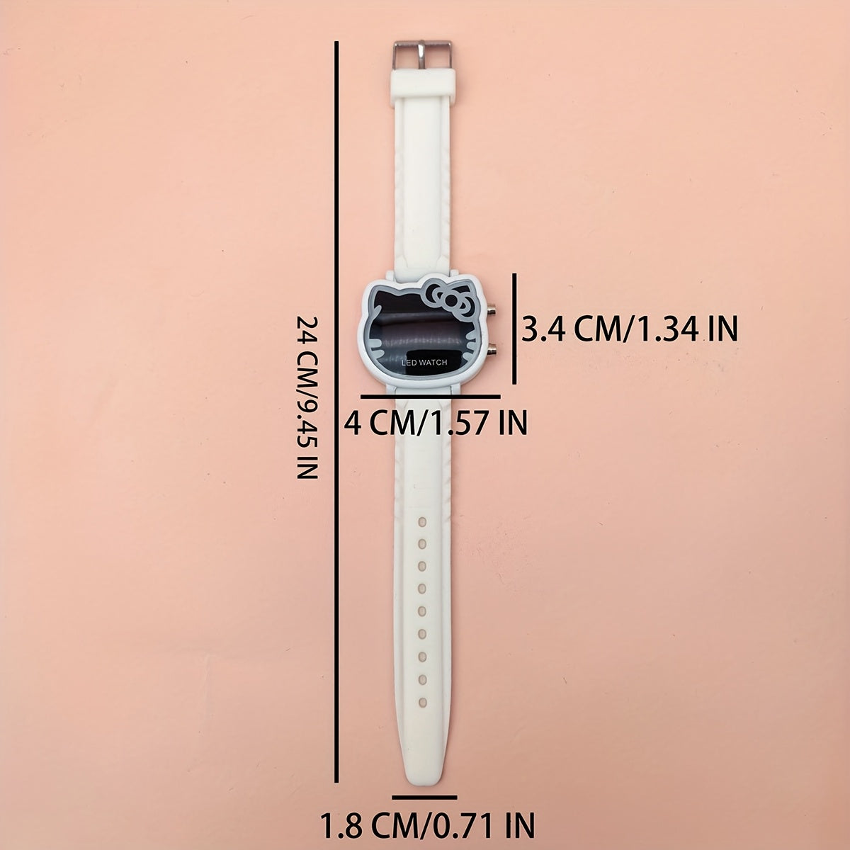 Sanrio Kawaii Kitty Watch for Birthday Gift Holiday Surprise Gift, Daily Time Planning
