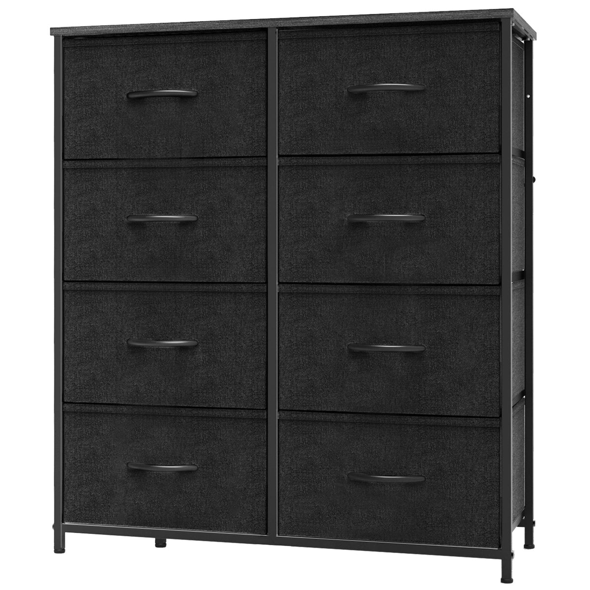 8-Drawer Fabric Storage Chest - Steel Frame and Oak-Look Finish – view 3