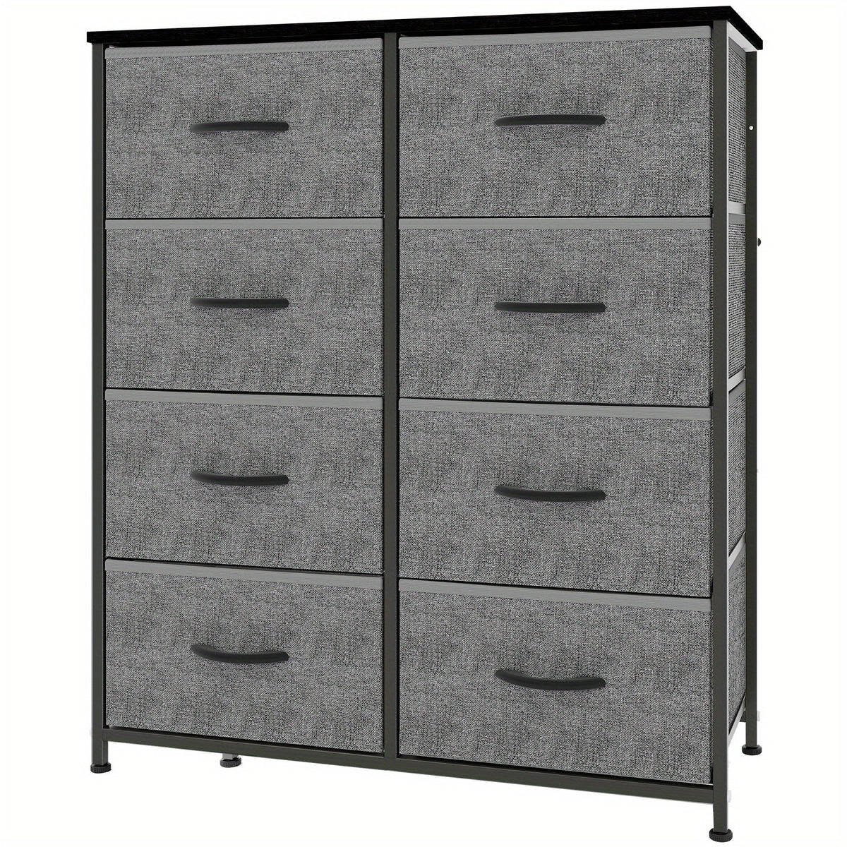 8-Drawer Fabric Storage Chest - Steel Frame and Oak-Look Finish – view 5