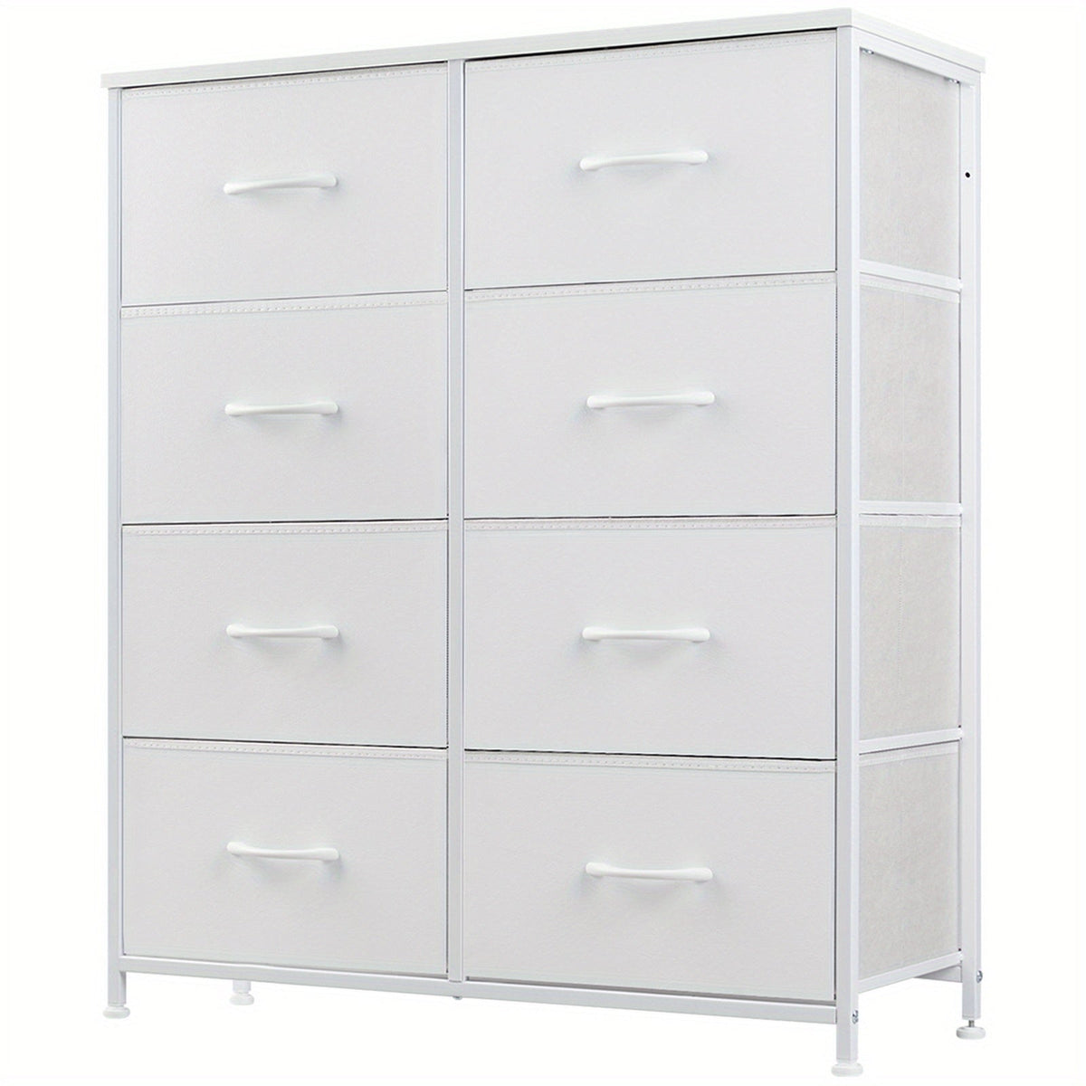 8-Drawer Fabric Storage Chest - Steel Frame and Oak-Look Finish – view 7