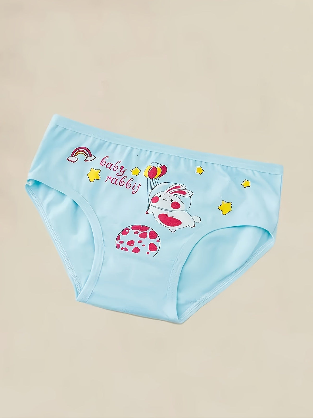 8-Pack Girls' Cotton Briefs - Assorted Cute Cartoon Prints – Graphic Design 26597 – view 3