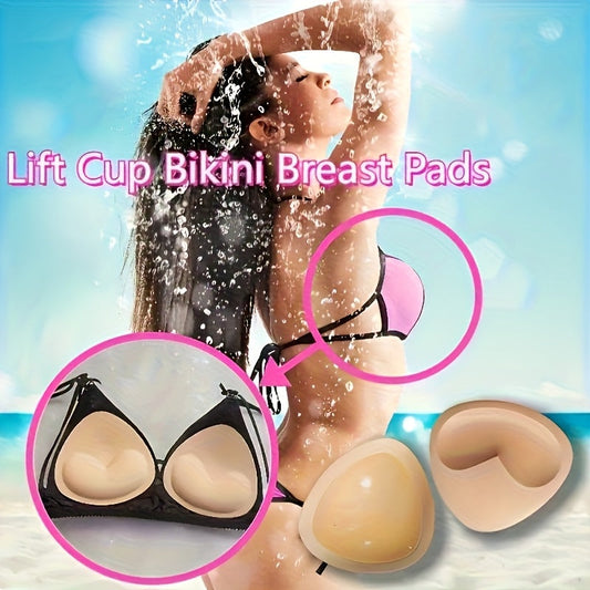 8-Pack Women's Adhesive Bra Pads - Reusable Push-Up Bikini Inserts – main product image