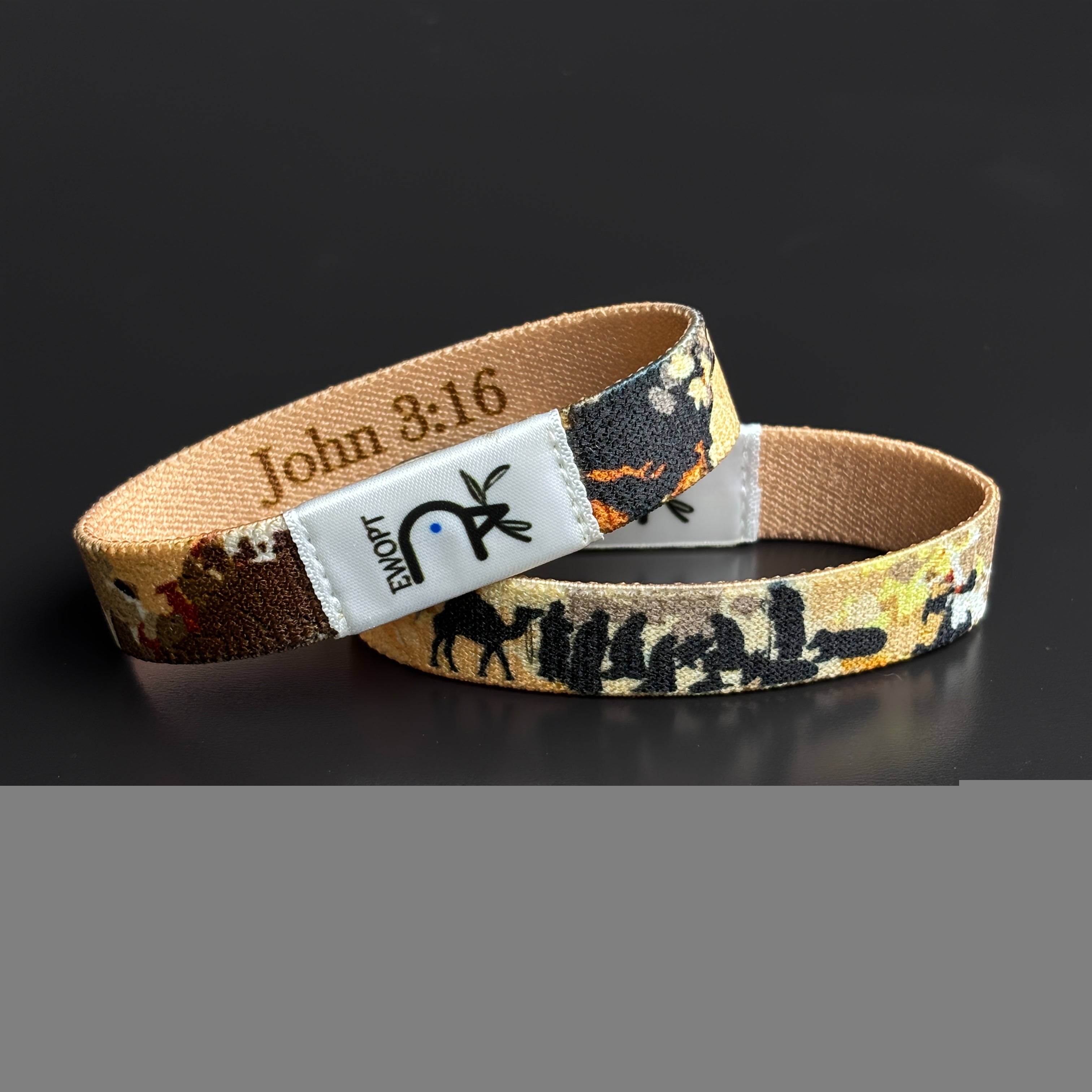 EWOPT Bible Bracelets - NFC Christian Scripture Bracelet For Men & Women, Daily Bible Verse Jewelry, Jesus Faith Bracelet, Inspirational Religious Gift, Adjustable Wristband For Valentine'S Day & Everyday Wear