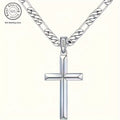 925 Silver Cross Design Pendant Chain Necklace, Anniversary Gift Christmas Gift