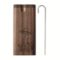 Fashionable Wooden Cigarette Case - Durable and Colorful Daily Use Storage - Men's Storage Case