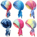 Set of 6 Stylish Head Coverings for Women, Including Turbans And Beanies, Designed for Those Experiencing Hair Loss Due to Cancer, Perfect for Yoga And Running