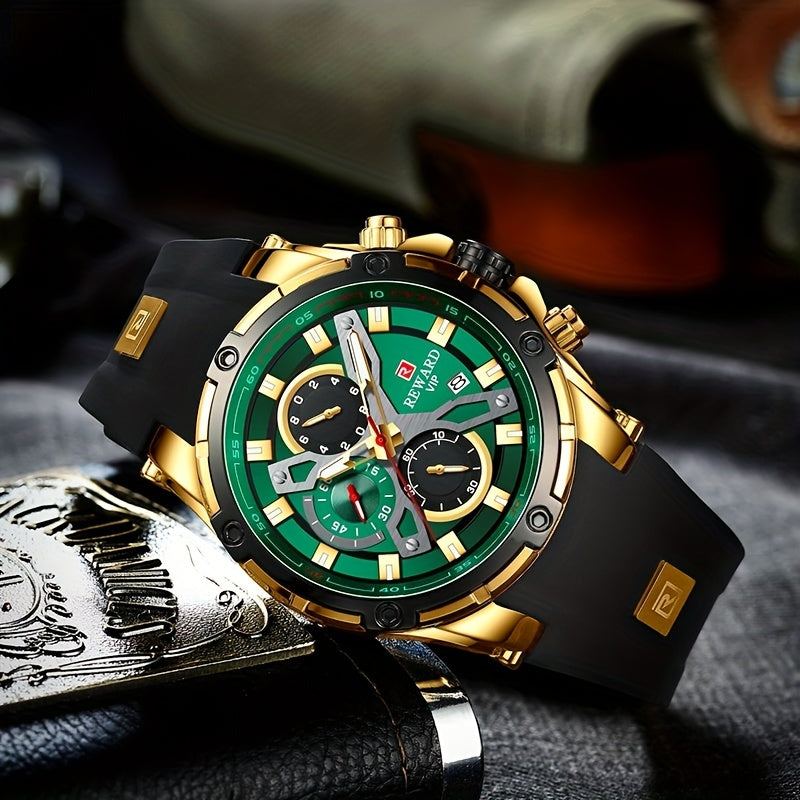 REWARD Casual Sport Watches for Men Top Brand Luxury Wrist Watch for Man Clock Fashion Chronograph Wristwatch