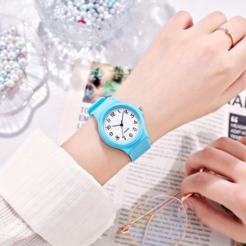 2pcs Pack (2pcs) Simple Analog Quartz Watch with Analog Hands, Minimalist Round Face & Quartz Movement - Unisex Casual Everyday Watch Suitable for Daily Wear, Gifts for &, Affordable Timepiece with - Movement