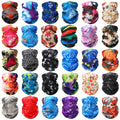 30pcs Neck Gaiters Scarf Elastic Wrap Headband Sweat Absorbing Bandana for Women Men Sports Yoga Running