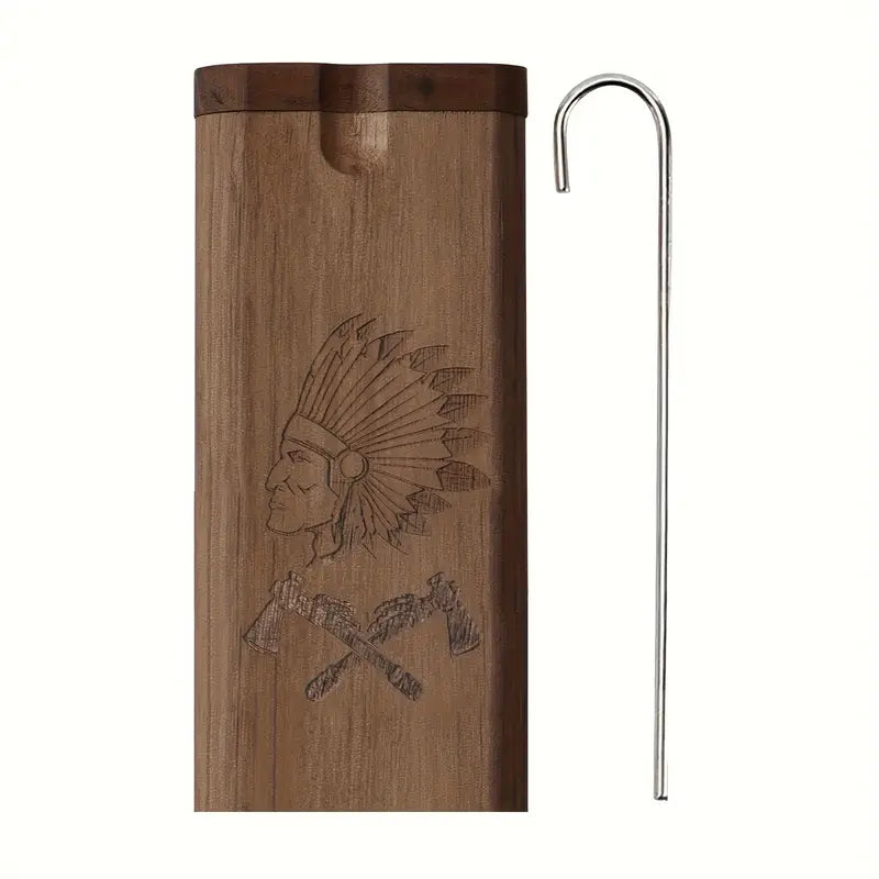 Fashionable Wooden Cigarette Case - Durable and Colorful Daily Use Storage - Men's Storage Case