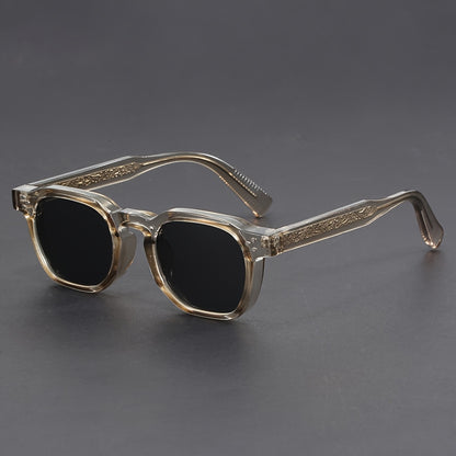 Fashion Sunglasses Polygonal Full Frame – Bohemian Style AC Lens Eyewear for Men & Women, Trendy Geometric Shades for Photography, Parties & Casual Wear, Ideal Gift, 6 Colors