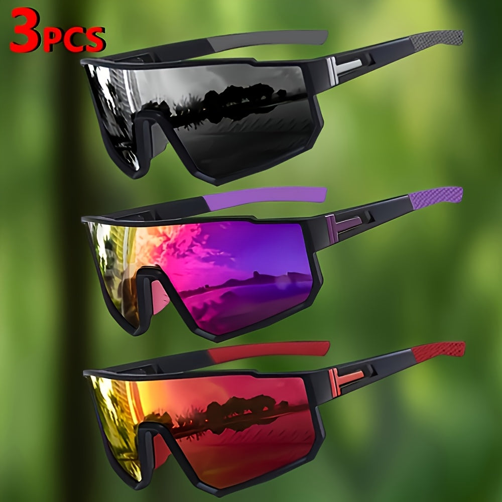 Sports Eyewear Blue Light Blocking UV Protection - Decorative Fashion Glasses for Men Women, Colorful Athletic Eyewear for Driving Fitness Racing Cycling, Trendy Outdoor Sport Sunglasses