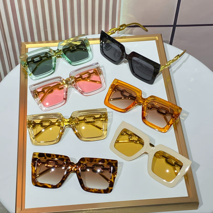 Women's Sunglasses Set 14 Pack - Square Frame Tinted Lens Bulk Eyewear Minimalist PC Fashion Glasses Party Bachelorette Festival Gift