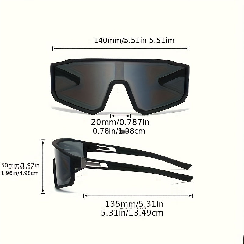 Sports Eyewear Blue Light Blocking UV Protection - Decorative Fashion Glasses for Men Women, Colorful Athletic Eyewear for Driving Fitness Racing Cycling, Trendy Outdoor Sport Sunglasses