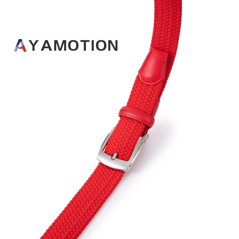 Ratchet Belt for Men & Women - Stretch Woven Elastic Braided, Auto Buckle, 32 Adjustments, Sizes S-XL, 5 Colors, Golf Wedding School Gift