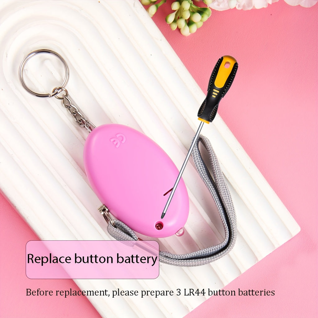 Safety Keychain for Women&Men with Personal Safety Alarm, Safety Keychain Accessories with Whistle, for Your Safety, Protection Keychain Full Set.