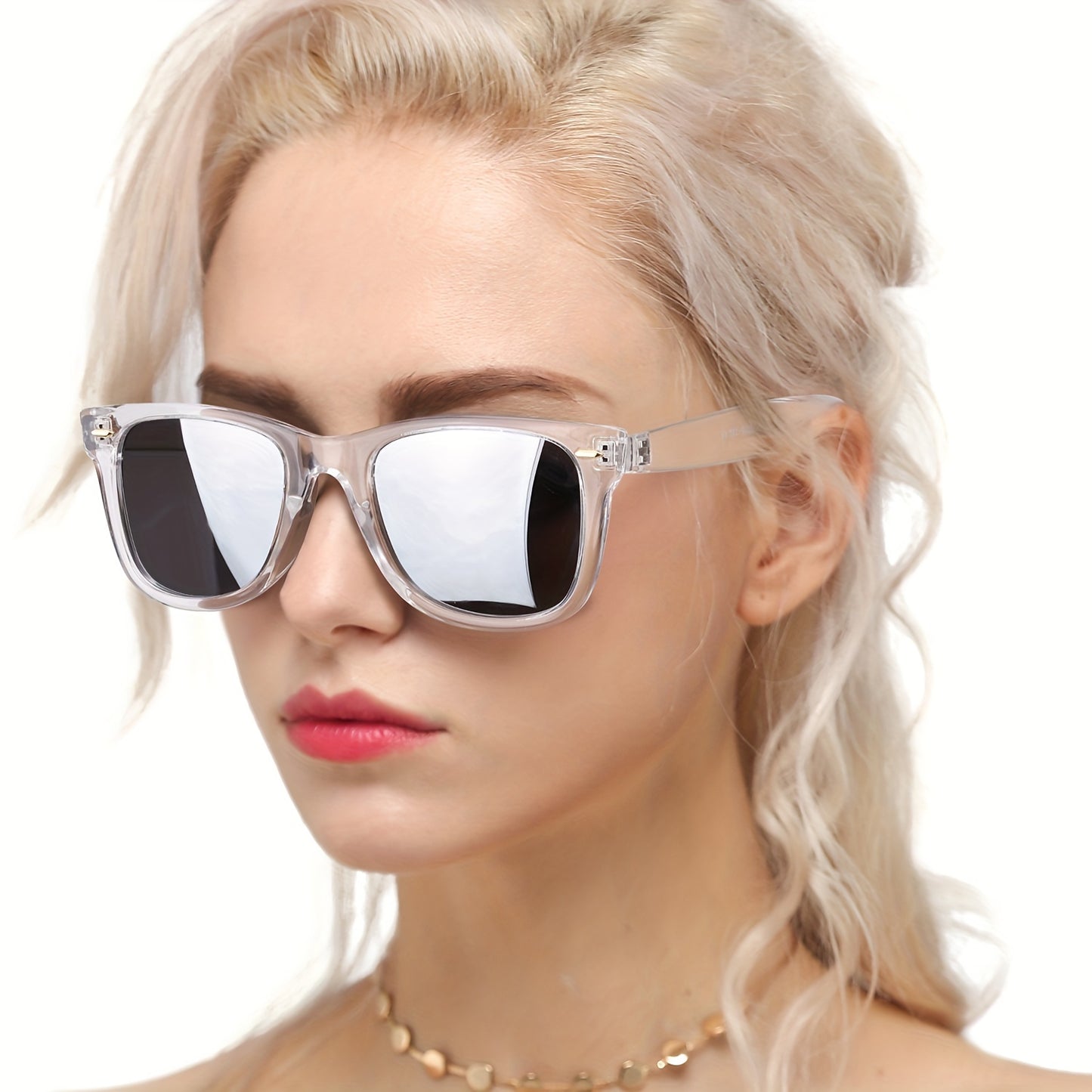 Polarized Sunglasses for Women, Anti-Glare Mirror Lenses, Trendy Fashion Shades with UV Protection, Lightweight Frame — Tawny Gold, Pink, White, Tea, Floral & More Colors Available