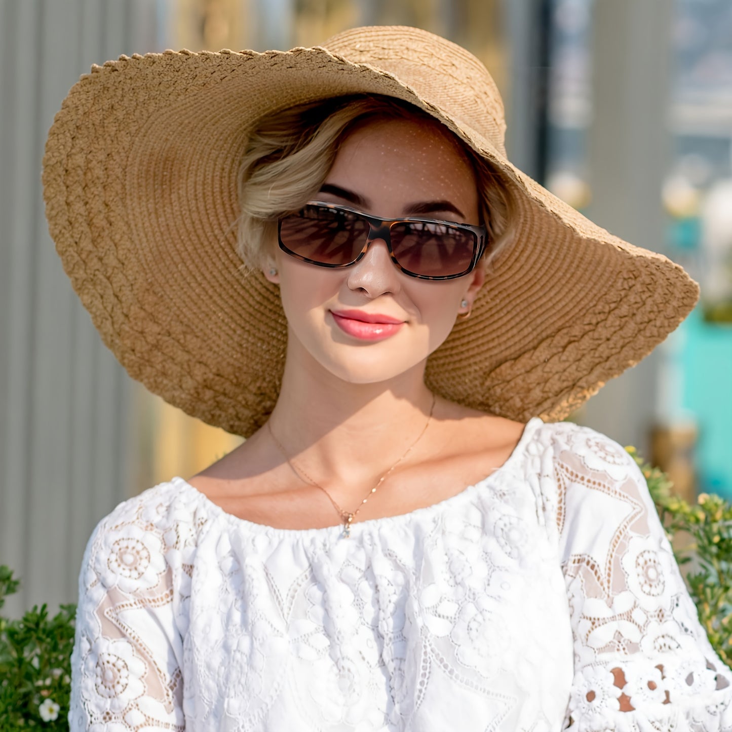 Rectangular Fashion Sunglasses Unisex Fit-Over Prescription Glasses Multi-Color Mirrored Gradient Lenses for Men and Women Stylish Everyday Eyewear