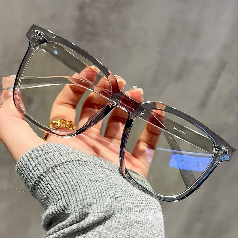 Blue Light Blocking Glasses 3 Pack Unisex Rectangular Frame Clear Black Campus Style Anti Blue Light Computer Screen Readers Men Women Daily Wear