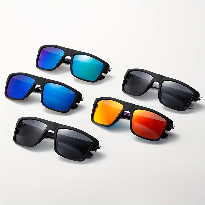 3/5pcs Men's And Women's Fashionable Glasses for Couples, 2025 New Retro Trendy Polarized Glasses, A Must-have for Summer, Equipped with PC Lenses And Metal Hinges