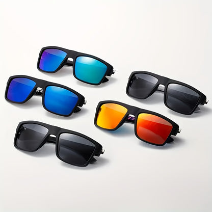 Polarized Sunglasses Set Couples 3 or 5 Pack - Retro Trendy PC Lens Metal Hinge Unisex Men Women Summer Matching Outfits Beach Driving