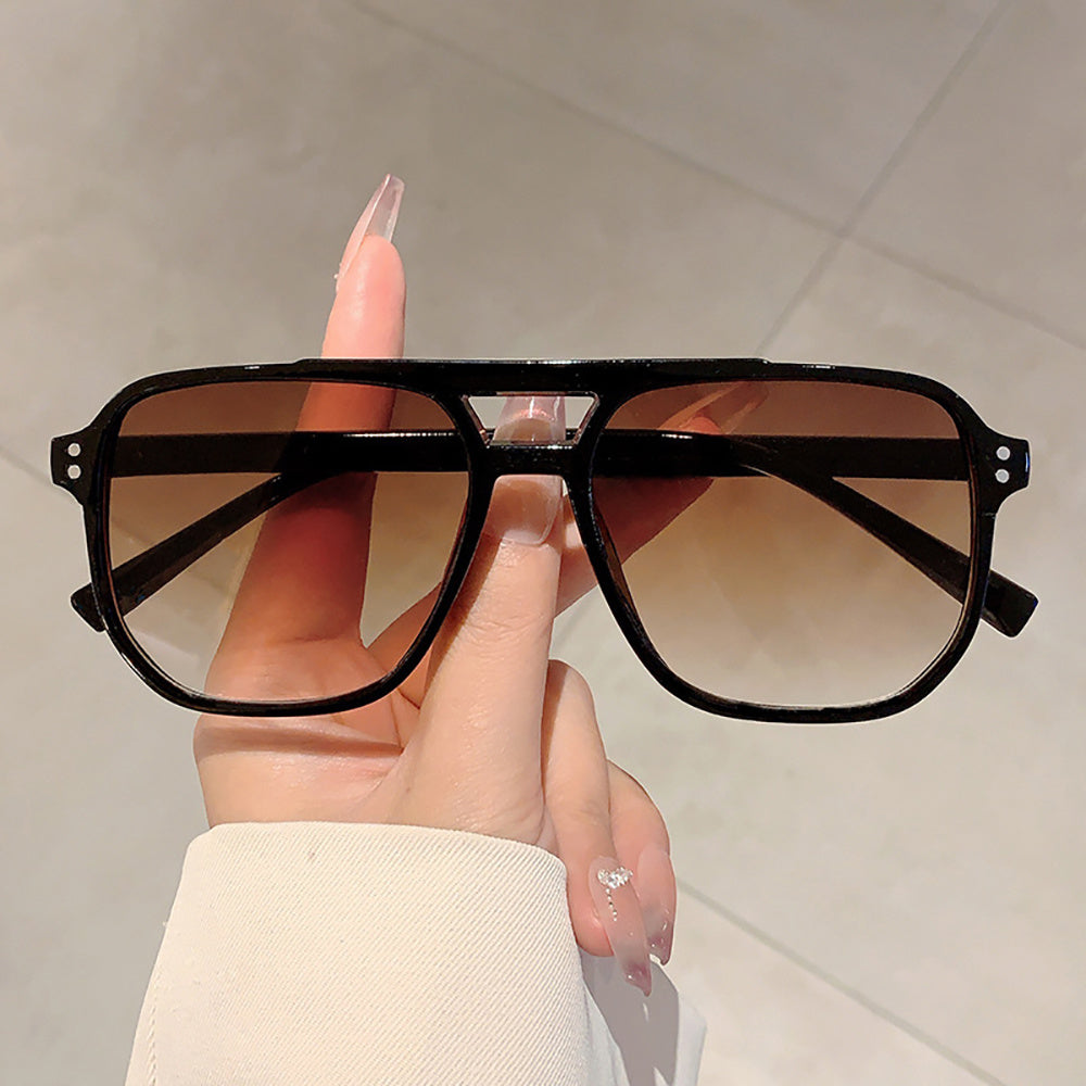 Rectangular Sunglasses Women 3 Pack Leopard Print Dual Bridge Reflective Lens PC Frame Fashion Eyewear Daily Wear Summer Festival Birthday Gift for Her