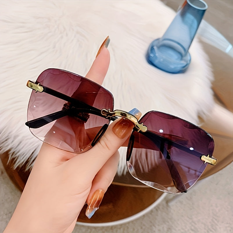 Photochromic Glasses 3 Pack Frameless Square Auto-Tinting Lenses Scratch Resistant Men Women Driving Work Indoor Outdoor Fashion Eyewear Daily Use