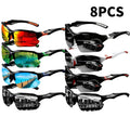 8/ 12pcs YUKY Men'S Fashion Fitness UV Protective Dream True Color Coating Daily Leisure Home Driving And Other Scenes