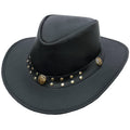 Leather Cowboy Hat For Men Women