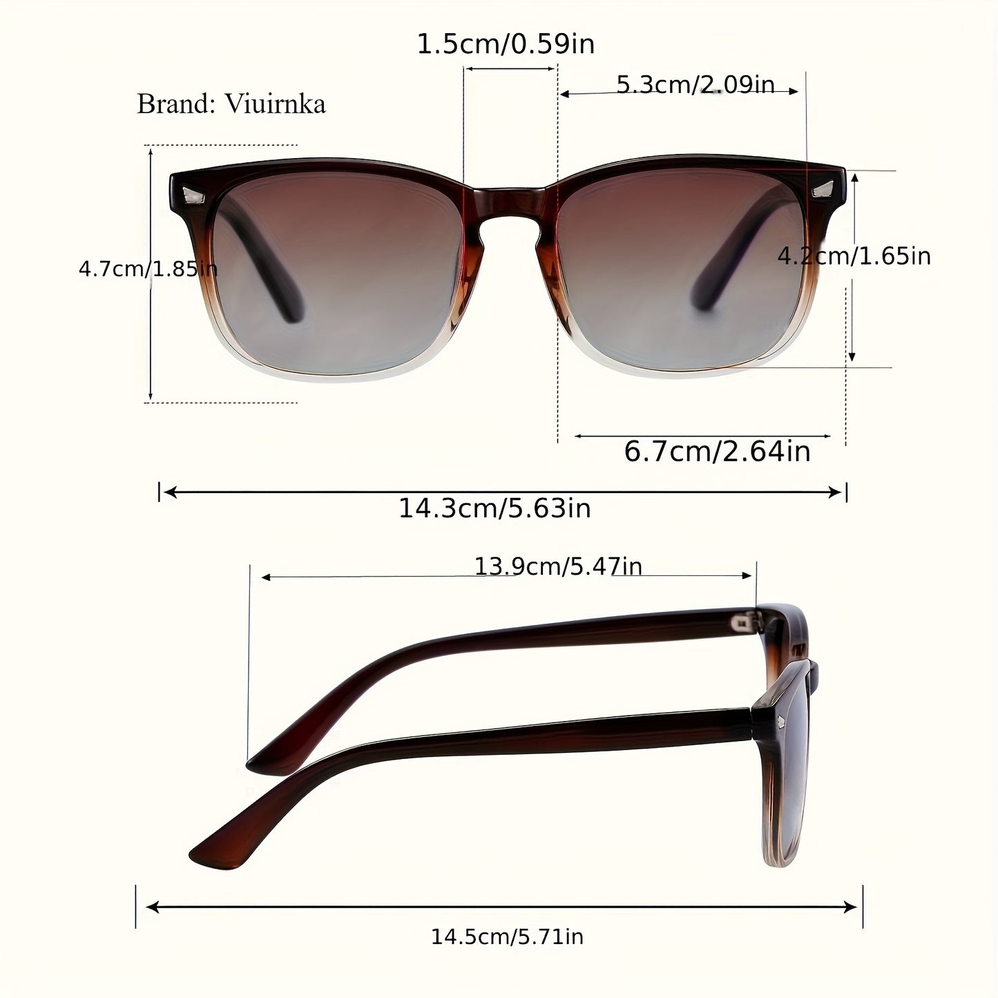 Polarized Driving Sunglasses Unisex Vintage Style UV400 Protection Lightweight Comfortable Eyewear for Men and Women with Protective Case
