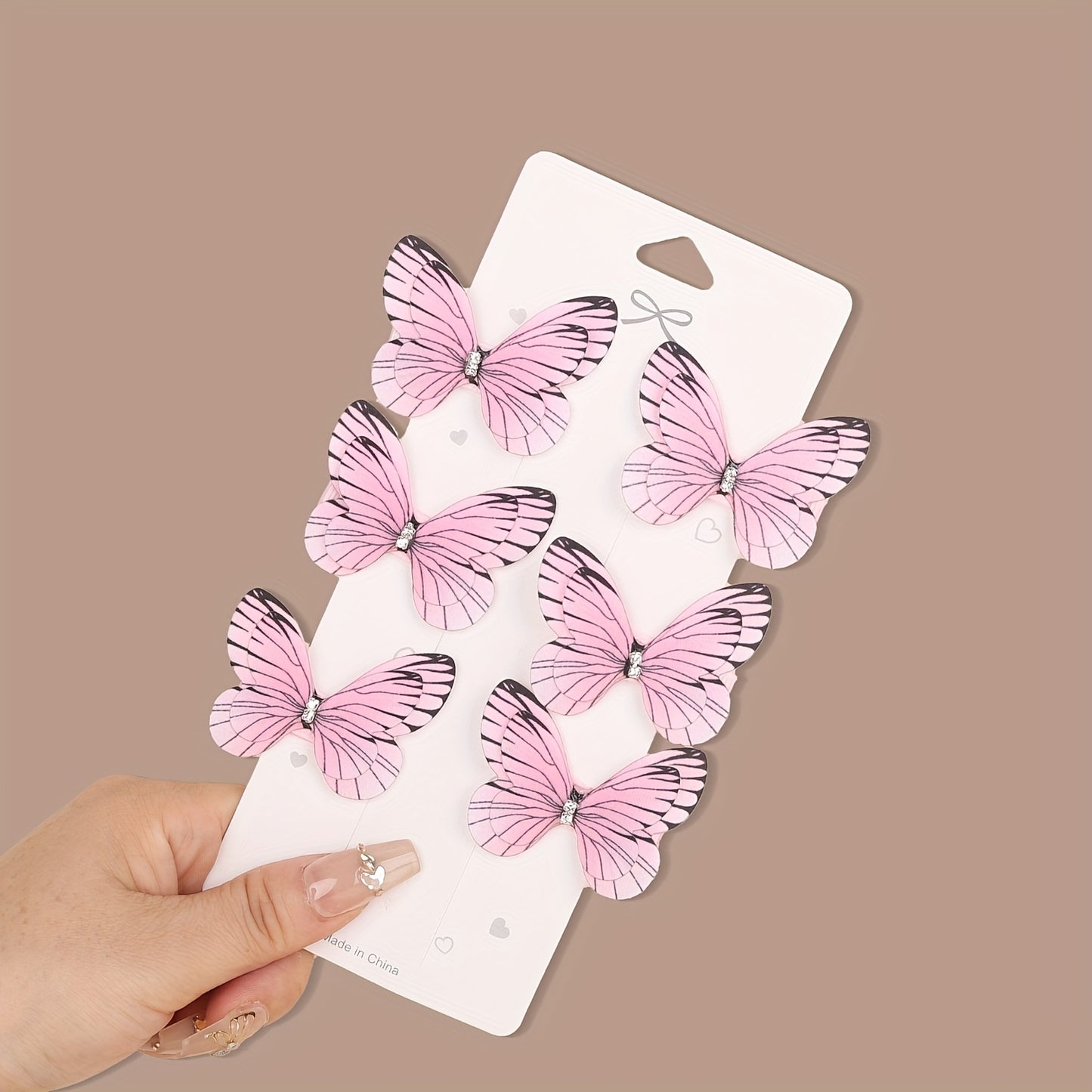 Butterfly Hair Clips 12pcs Set Y2K Shiny Sequin Double Layer Acrylic Butterfly Clips Luxury Hair Accessories for Women Girls Party Daily Holiday Headwear