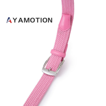 Ratchet Belt for Men & Women - Stretch Woven Elastic Braided, Auto Buckle, 32 Adjustments, Sizes S-XL, 5 Colors, Golf Wedding School Gift