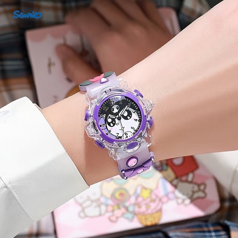4pcs, Kawaii Sanrio Hello Kitty New High Appearance Level Cartoon Watches, Sanrio, Perfect Christmas Party Decoration Watch, Suitable For Birthday Gifts, Party Gifts, And A Great Choice For Valentine'S Day, Watch Graduation Present