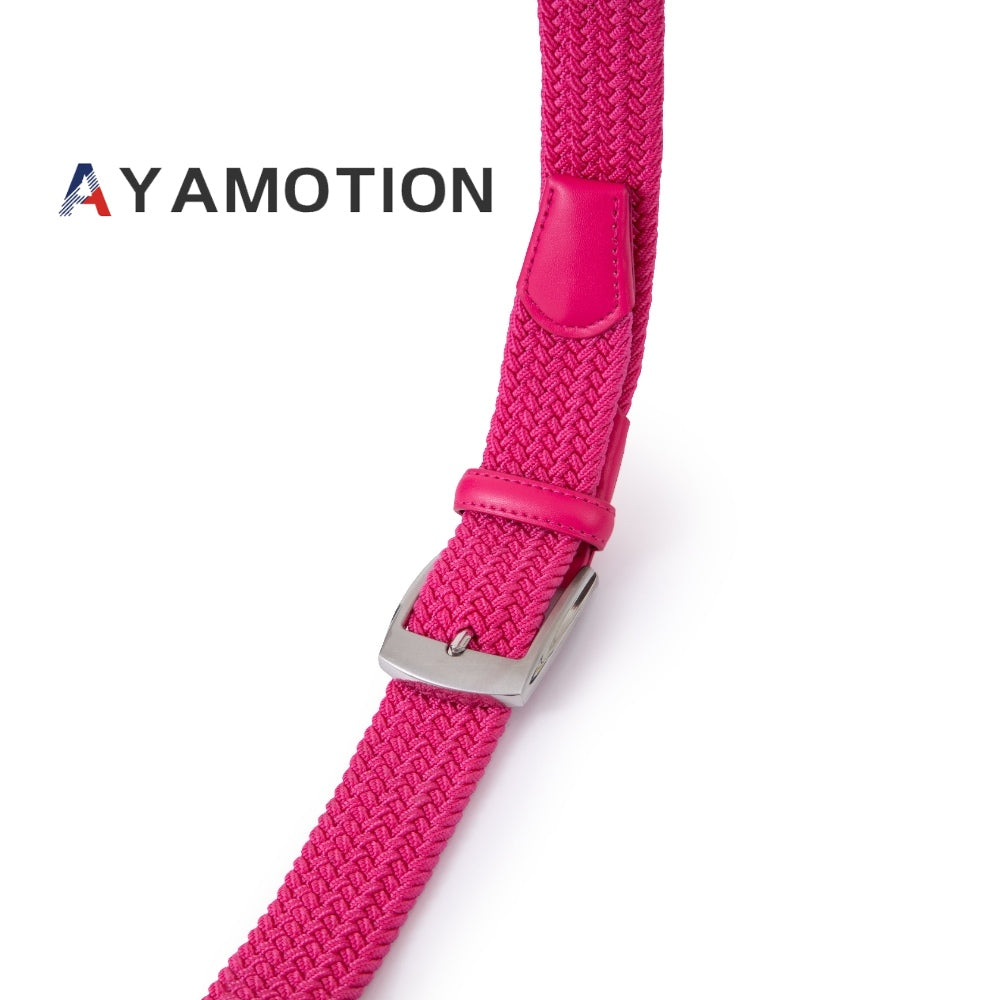 Ratchet Belt for Men & Women - Stretch Woven Elastic Braided, Auto Buckle, 32 Adjustments, Sizes S-XL, 5 Colors, Golf Wedding School Gift