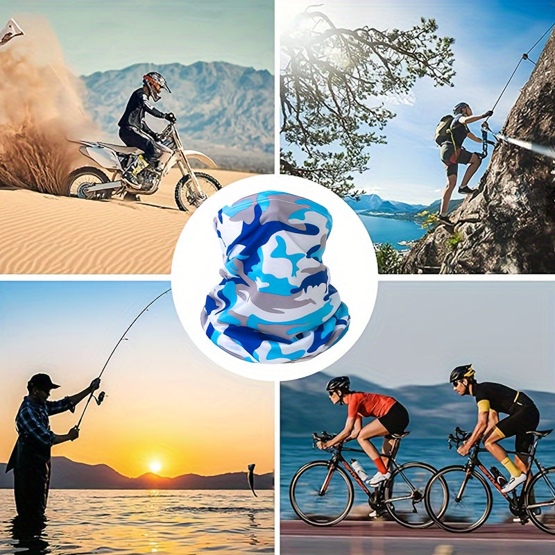 12pcs Unisex Face Masks - Sunscreen & Dust-Proof, Windproof & Breathable, Multi-Color (, Navy, Grey, Purple, Camo, Green, Red, Brown, Dark, Light ) - for Cycling, Running, Skiing, Motorcycling - Ideal Christmas Gift for Outdoor Enthusiasts & Profess