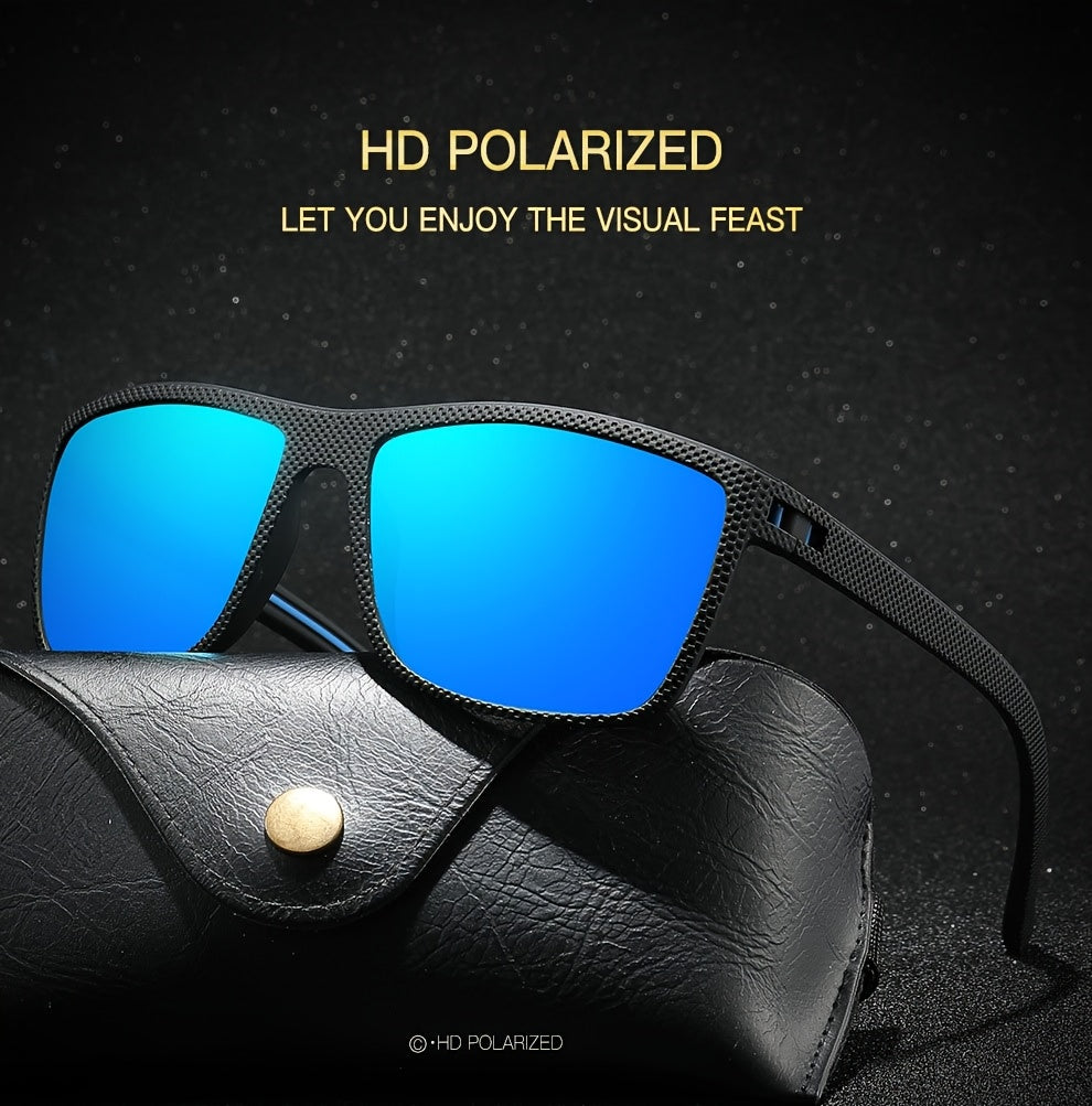 5pcs & Polarized Fashion Glasses - Protection & Polarized Lenses, TAC with Color Coating, Square Frame for Glare - for driving, Fishing, Beach, Outdoor Activities - Stylish Summer Eyewear (5pcs Bulk)