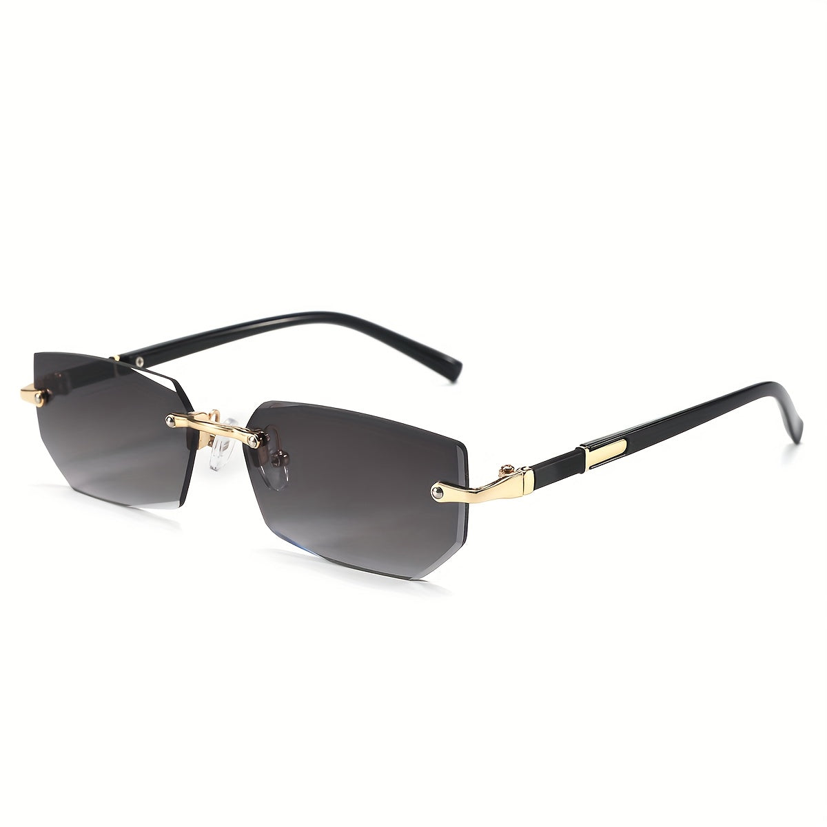 5pcs Frameless Gradient Glasses for Men & Women - Multi-Color (////) - Daily Wear, Parties, - No-Frame Accessories Suitable for Casual Style &