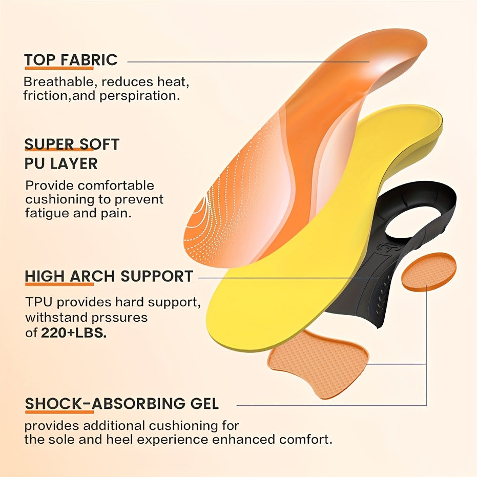 Arch Support Insoles - PU Gel Cushion – view 3