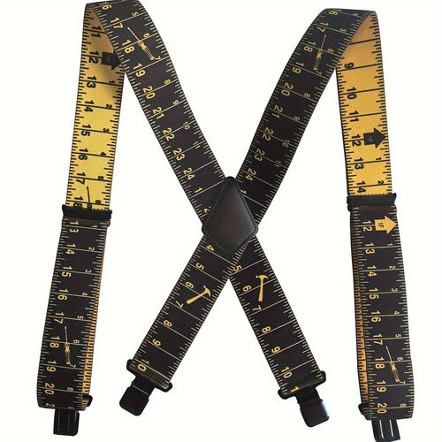 1.97inch Wide Men's Suspenders Elastic Wide X-shaped Belts Clothing Decorative Accessories For Working Outdoor, Ideal choice for Gifts