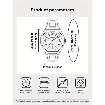 Silicone Strap Watch Unisex Creative Round Dial Analog Quartz Wristwatch, Fashion Casual Outdoor Sport Watch for Men Women Students, Available in White Blue Red Black