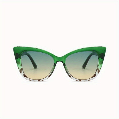 Cat Eye Sunglasses for Women, Y2K Retro Luxury Fashion Glasses with UV Protection, Trendy Vintage Design for Beach Vacation Cruise Party — Includes Protective Case & Cleaning Cloth