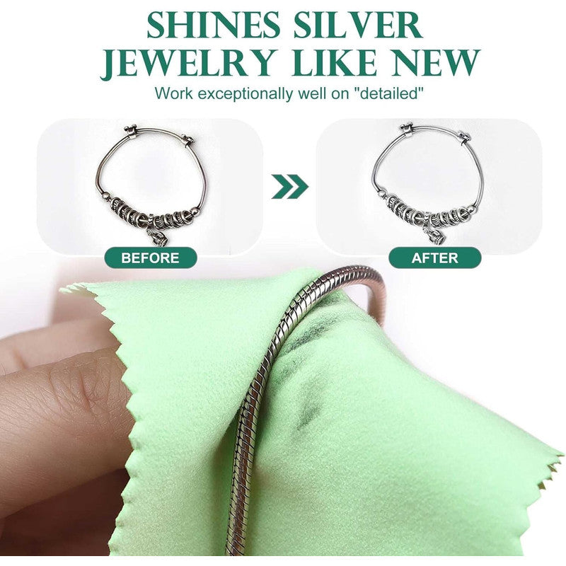 JSP Jewelry Cleaner 8 fl oz – Gold, Silver & Platinum Dip with Brush & Cloth – Fast Acting