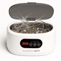Ultrasonic Jewelry Cleaner, 48KHz Ultrasonic Cleaner Machine for Jewelry, Eyeglasses, Rings, Watch Strap, Dentures- Dual Cleaning Modes, 304 Stainless Steel Tank