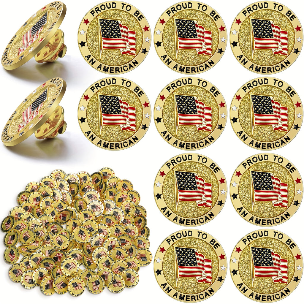 100pcs Bulk Veteran Label Pins Military Pins USA Veteran Pins Patriotic American Flag Pins for Veterans Day Men Women Female Veteran Gifts(Men Veteran)
