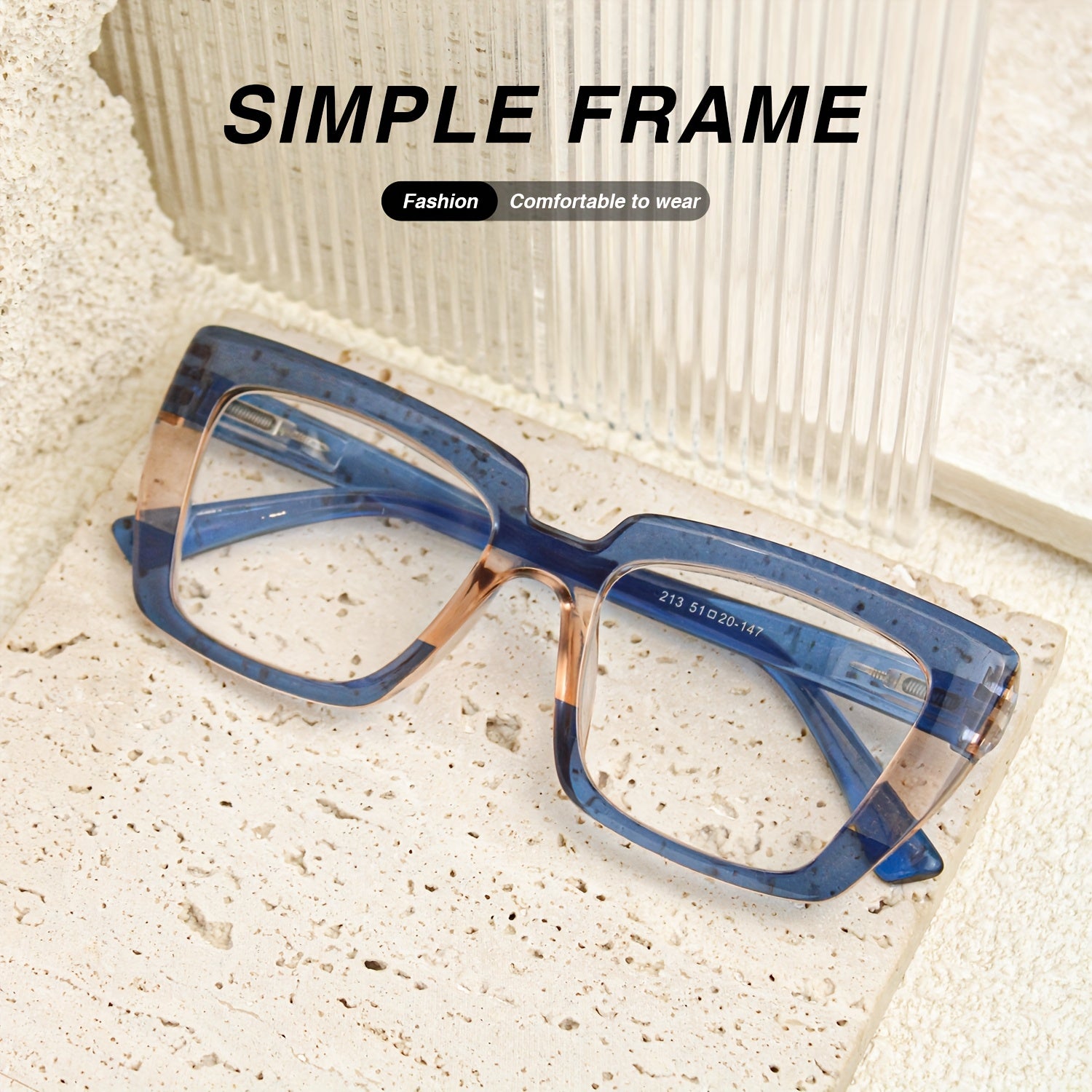 7pcs Women's Reading Glasses with Large Square Frames - Non- Everyday & Special Occasion Glasses for Driving, Parties, Work - Compatible with Presbyopia, Stylish Eyewear for Women, Party Accessories